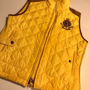 POLO RALPH LAUREN YELLOW VEST